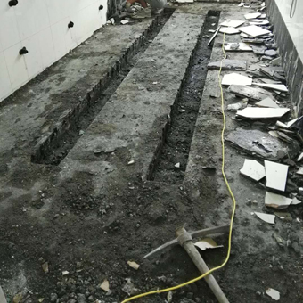 卫生间防水堵漏不砸砖可以如何处理?